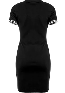 Domino Skull Polo Dress
