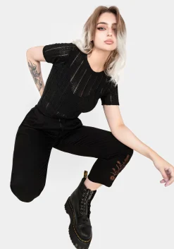 Donner Crinkle Crop Top
