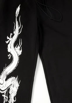Dragon Wide Leg Sweatpants
