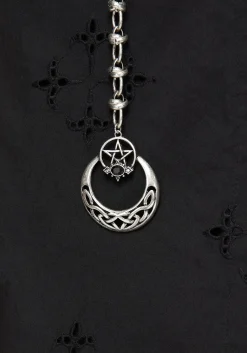 Druantia Pentagram Moon Chain Belt