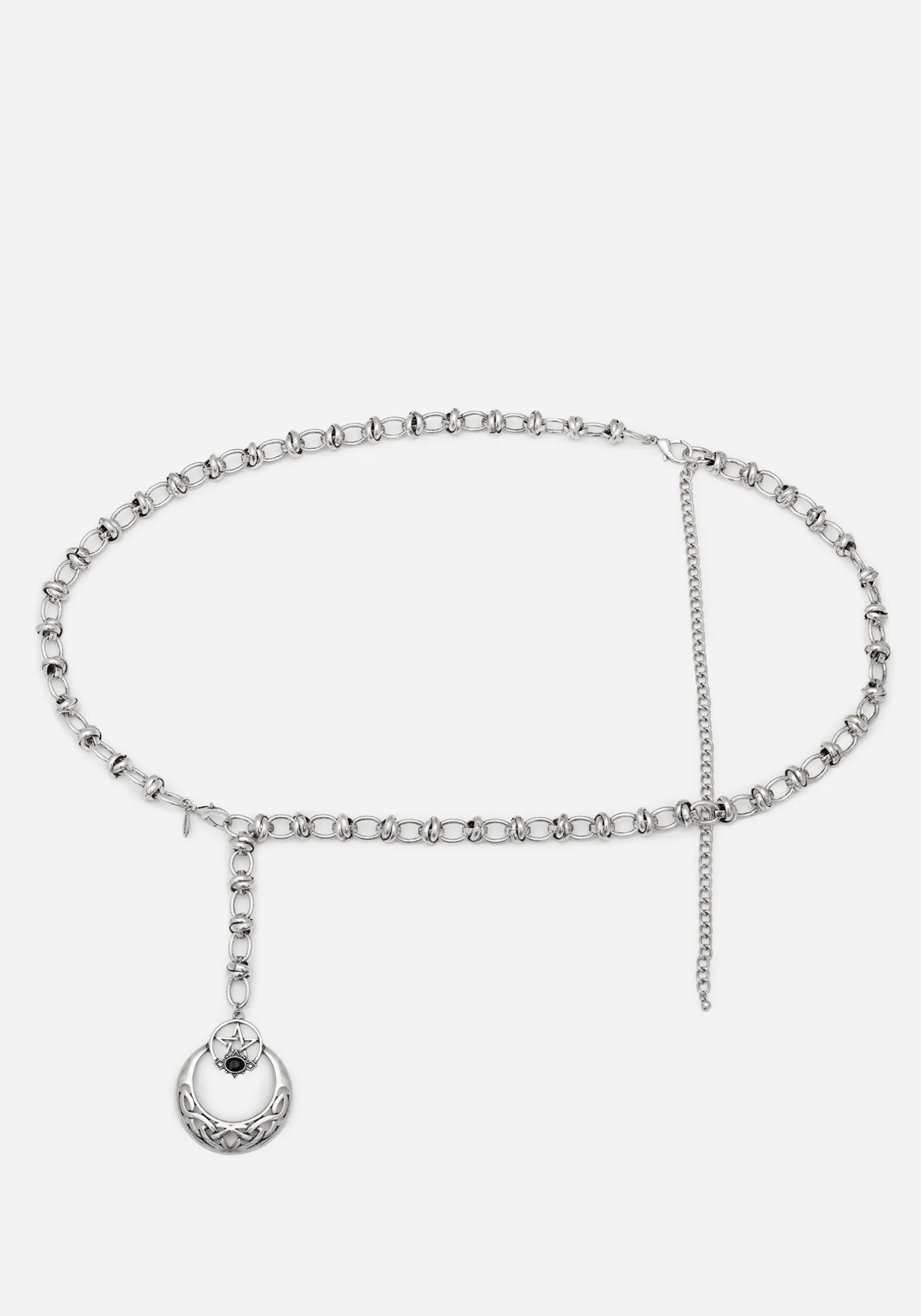 Druantia Pentagram Moon Chain Belt