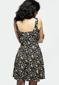 Dryad Floral Button Mini Dress