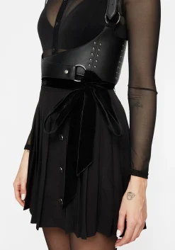 Dungeon Studded Leather Wrap Harness