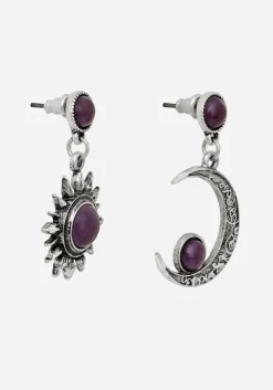Eclipse Gem Drop Earrings