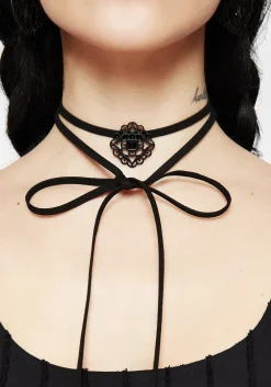Elaine Cord Ornate Choker