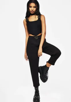Elder Tapered High Waist Trouser