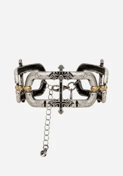 Electra Cross Link Chain Bracelet