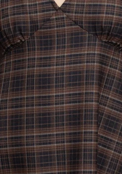 Embla Check Mini Smock Dress