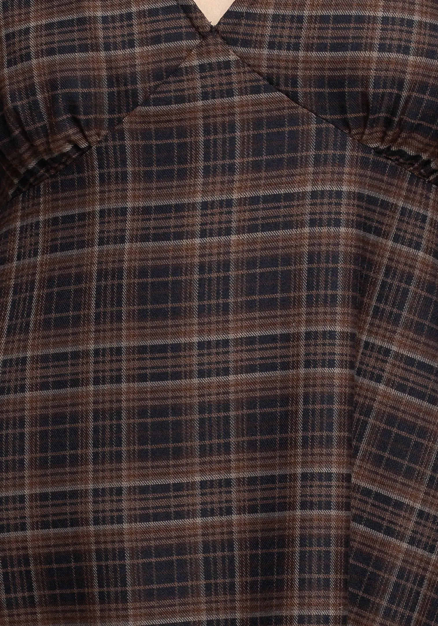 Embla Check Mini Smock Dress