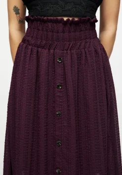 Enola Sheer Check Co-Ord Skirt