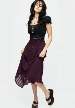 Enola Sheer Check Co-Ord Skirt