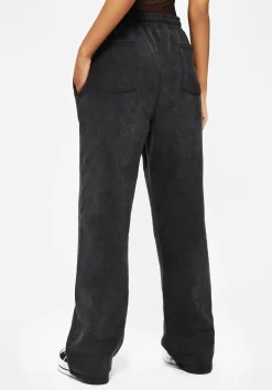 Entwined Rose Graphic Print Straight Leg Sweatpants