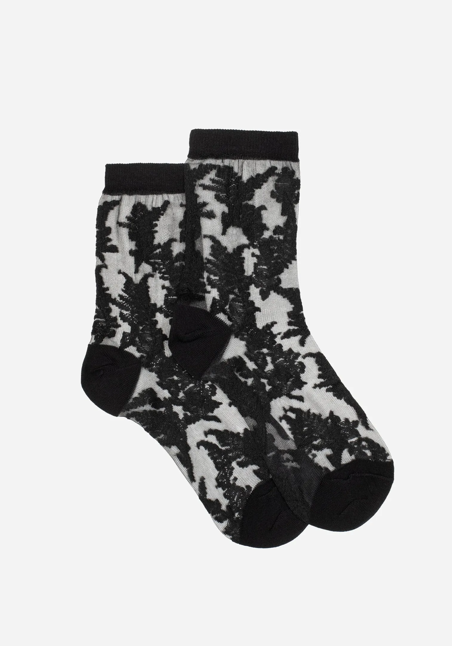 Esoteric Fern Lace Socks