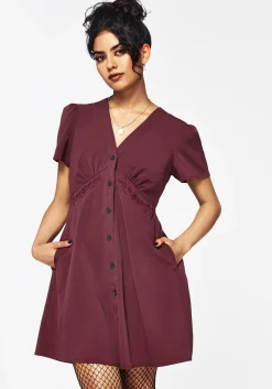 Essence Short Sleeve Mini Dress