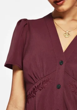 Essence Short Sleeve Mini Dress