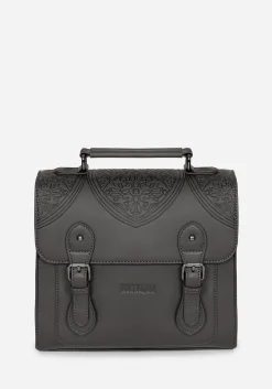Esther Debossed Satchel Backpack