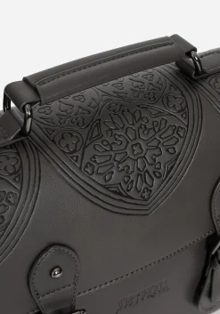 Esther Debossed Satchel Backpack