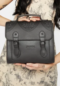Esther Debossed Satchel Backpack