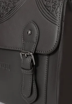 Esther Debossed Satchel Backpack