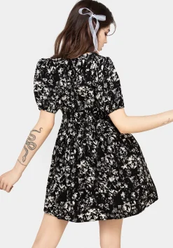 Eulogy Button Front Mini Dress