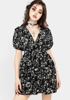 Eulogy Button Front Mini Dress