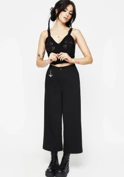 Eustacia Wide Leg Culotte Trousers