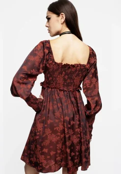 Euthalia Butterfly Jacquard Mini Dress
