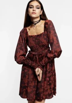 Euthalia Butterfly Jacquard Mini Dress