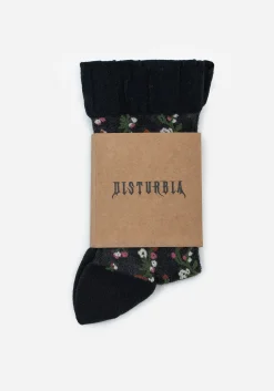 Everblooming Floral Mesh Socks