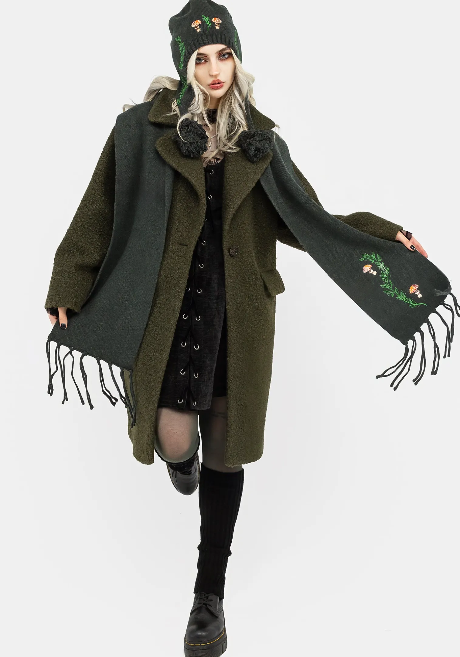Fable Embroidered Scarf