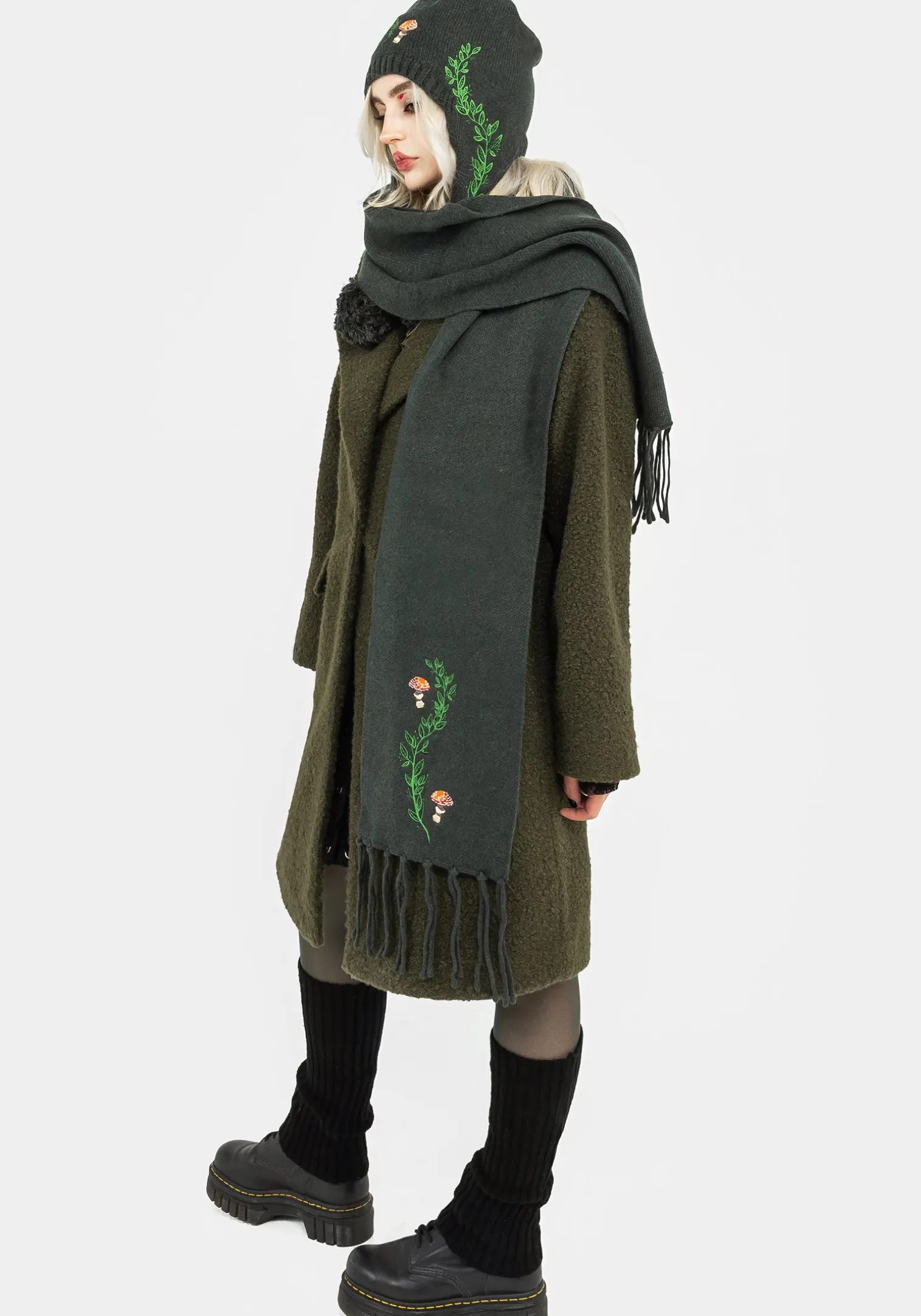 Fable Embroidered Scarf