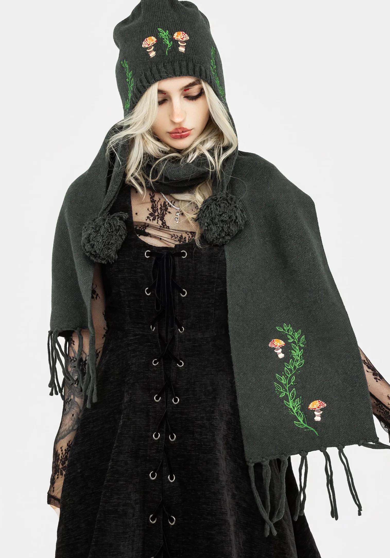 Fable Embroidered Scarf