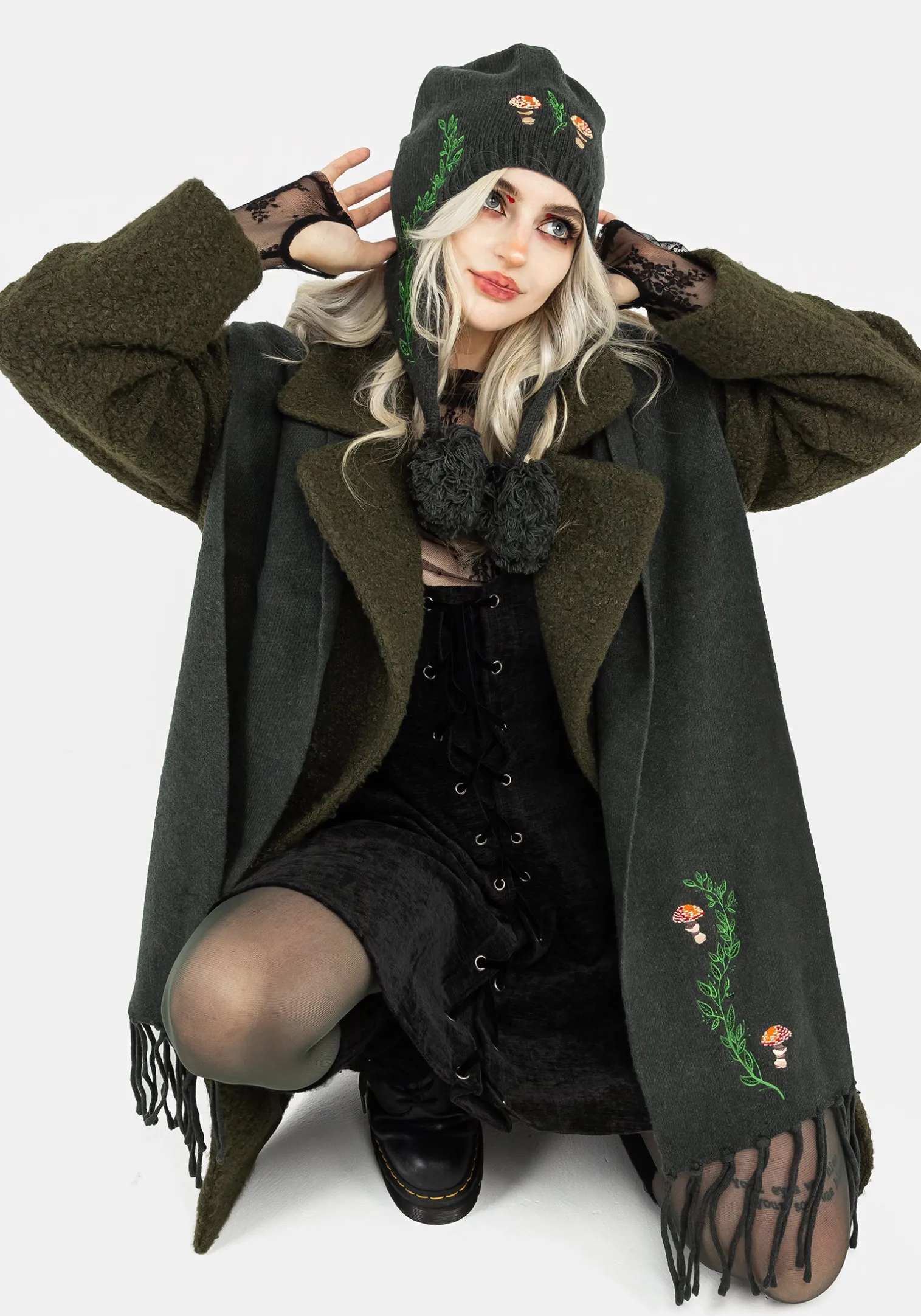 Fable Embroidered Scarf