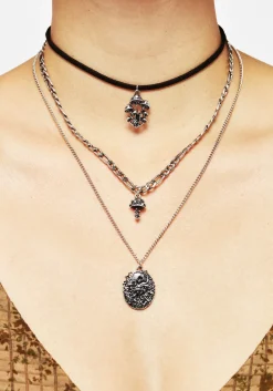 Fabula Layered Charm Necklace