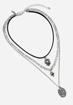 Fabula Layered Charm Necklace