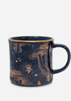 Faefire Foiled Mushroom Print Mug
