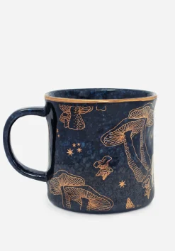 Faefire Foiled Mushroom Print Mug