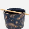 Faefire Foiled Mushroom Print Ramen Bowl
