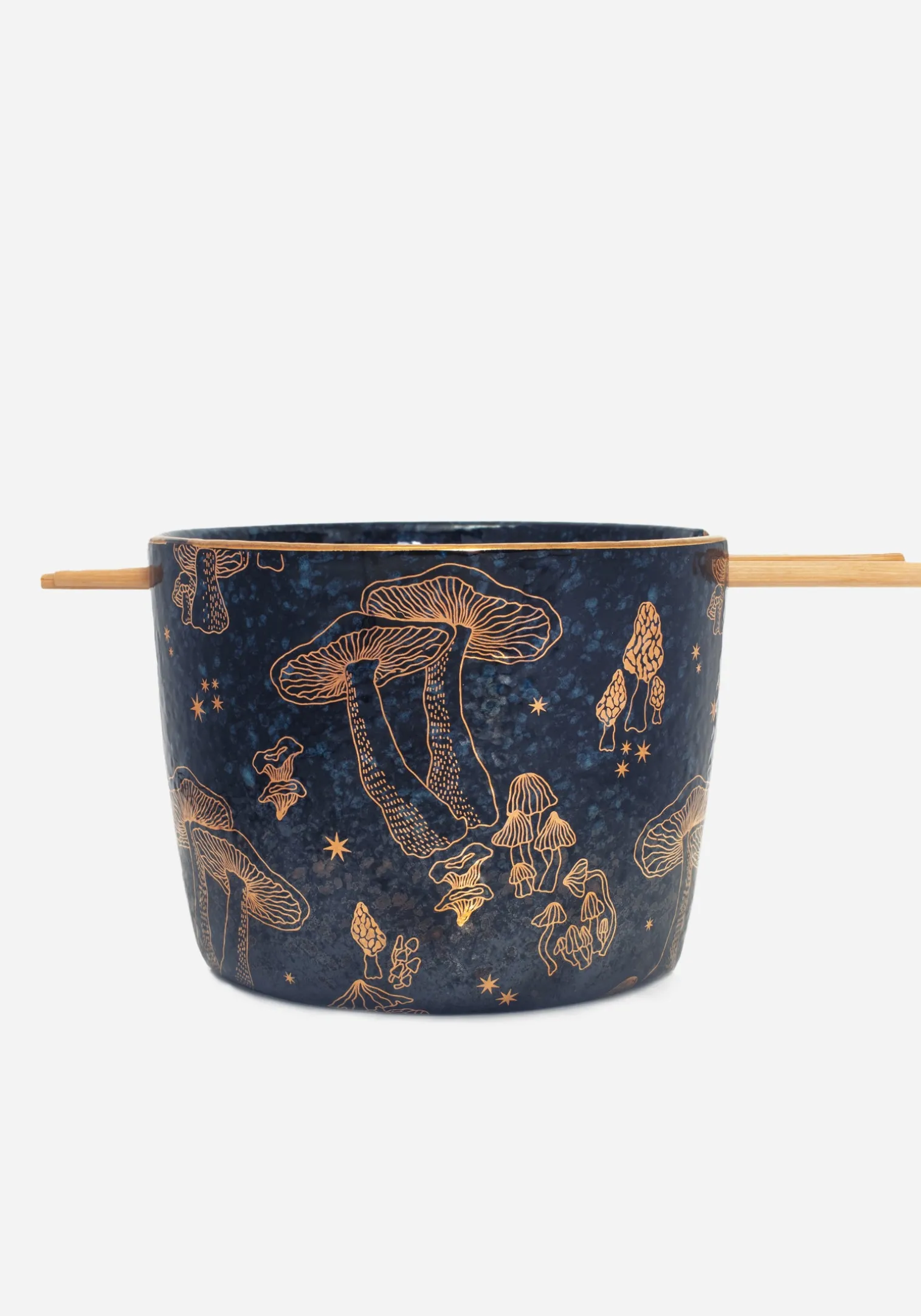 Faefire Foiled Mushroom Print Ramen Bowl