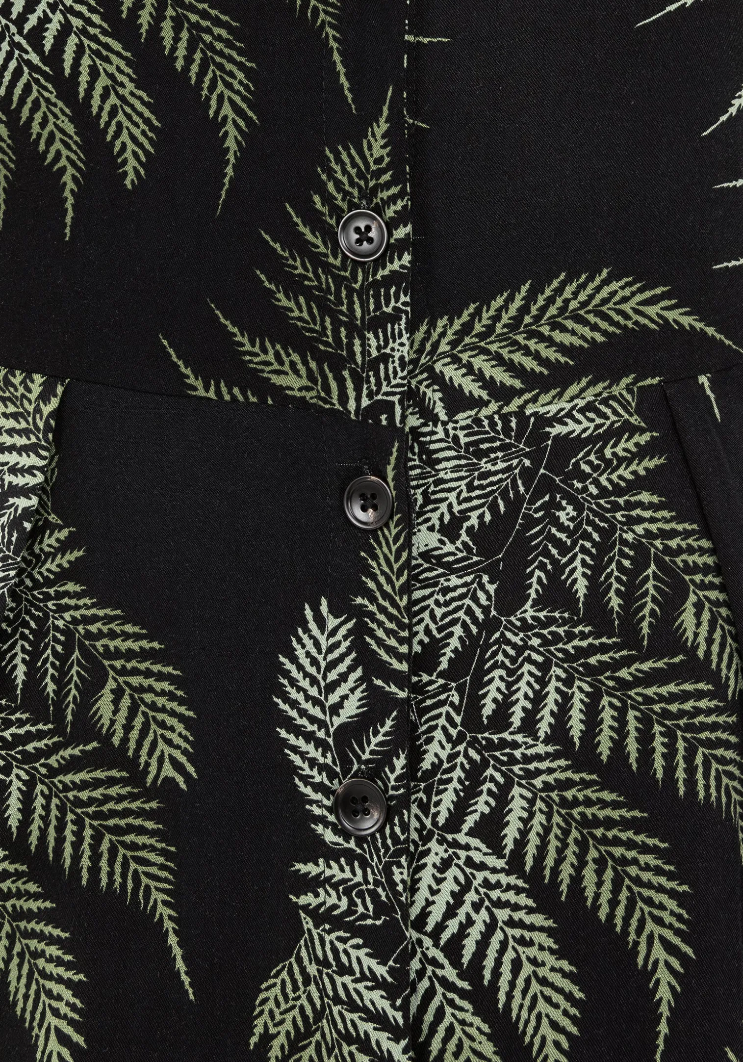 Fern Button Up Apron Dress