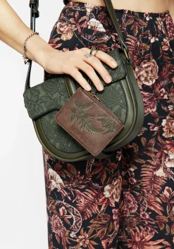 Fern Embroidered Card Holder