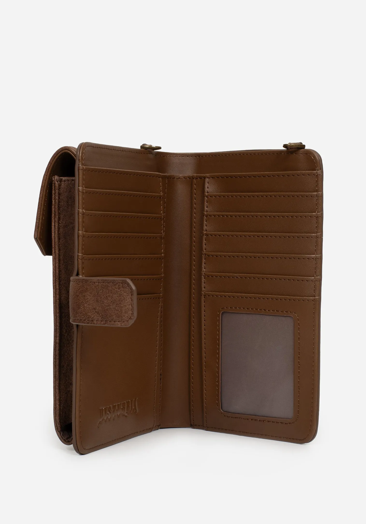 Fern Embroidered Crossbody Phone Bag