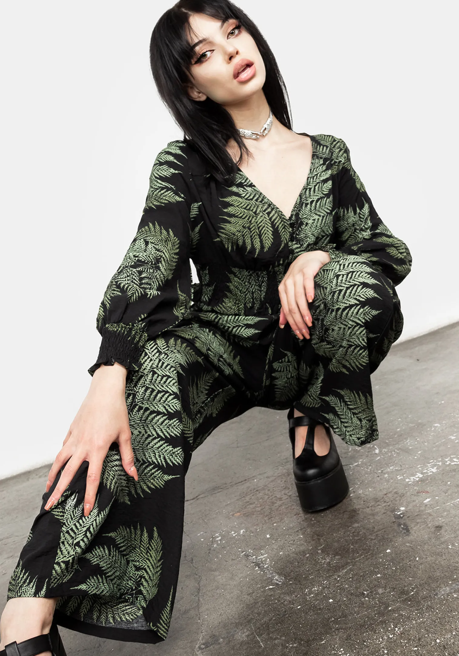 Fern Flowy Trousers