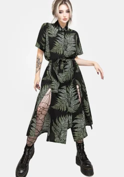 Fern Midi Shirt Dress