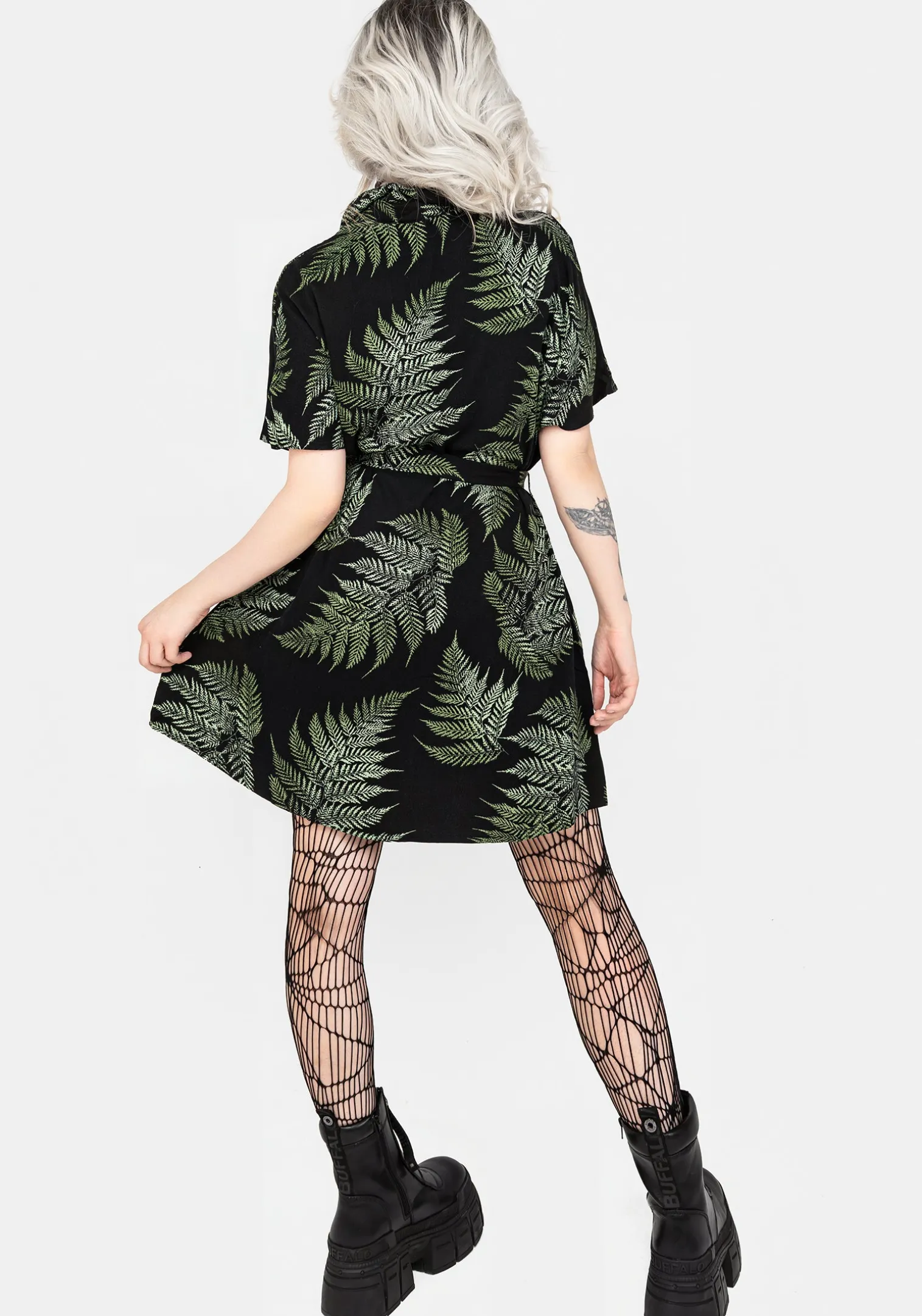 Fern Mini Shirt Dress