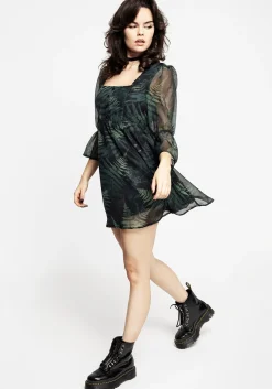 Fernery Chiffon Mini Dress