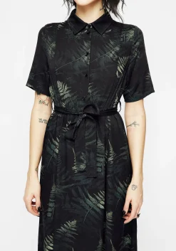 Fernery Midi Shirt Dress