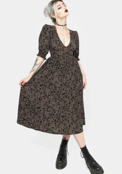 Floromancy Midi Dress