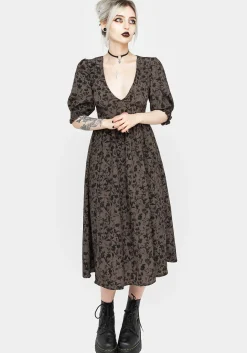 Floromancy Midi Dress
