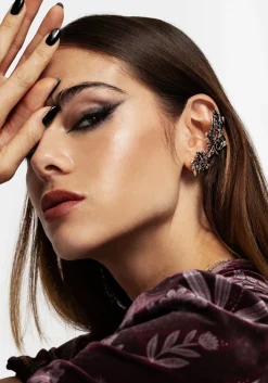 Foliate Cuff Earring